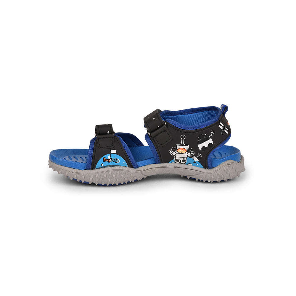 Lucy & Luke (Blue) Casual Sandal For Kids By Liberty