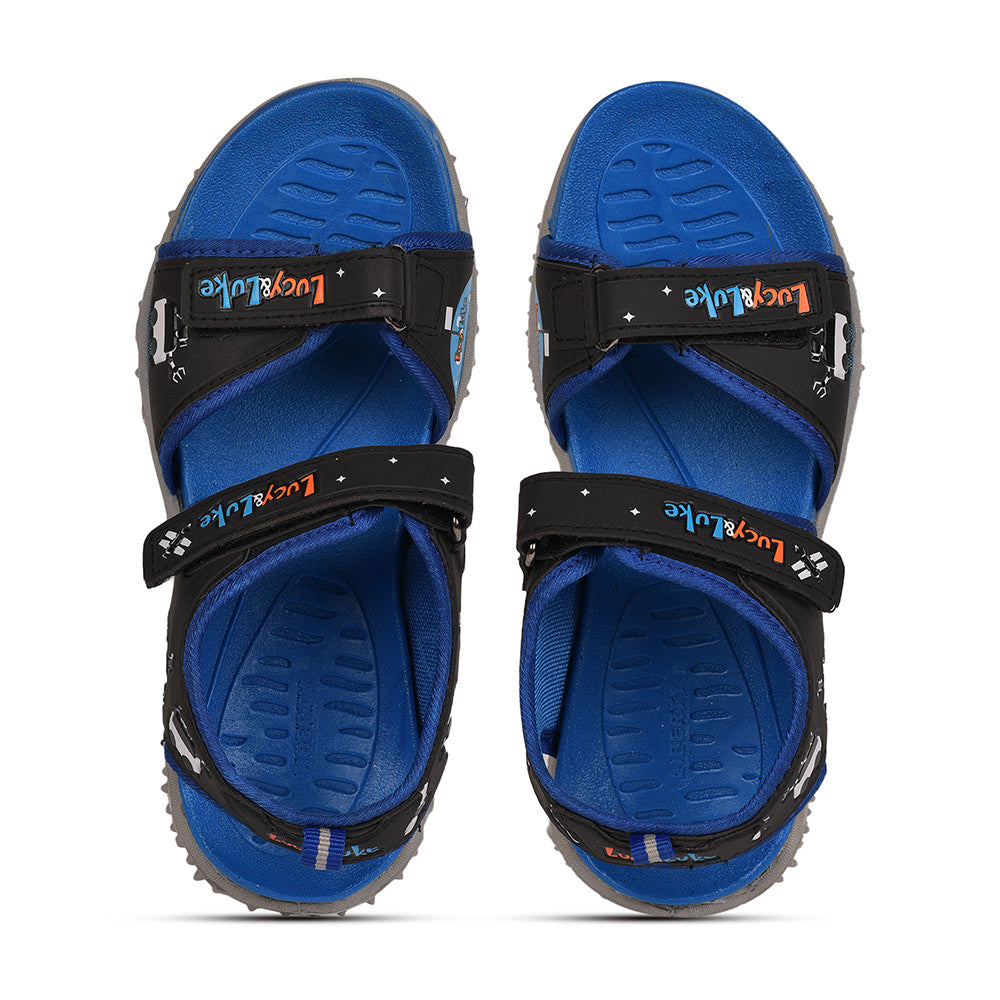 Lucy & Luke (Blue) Casual Sandal For Kids By Liberty