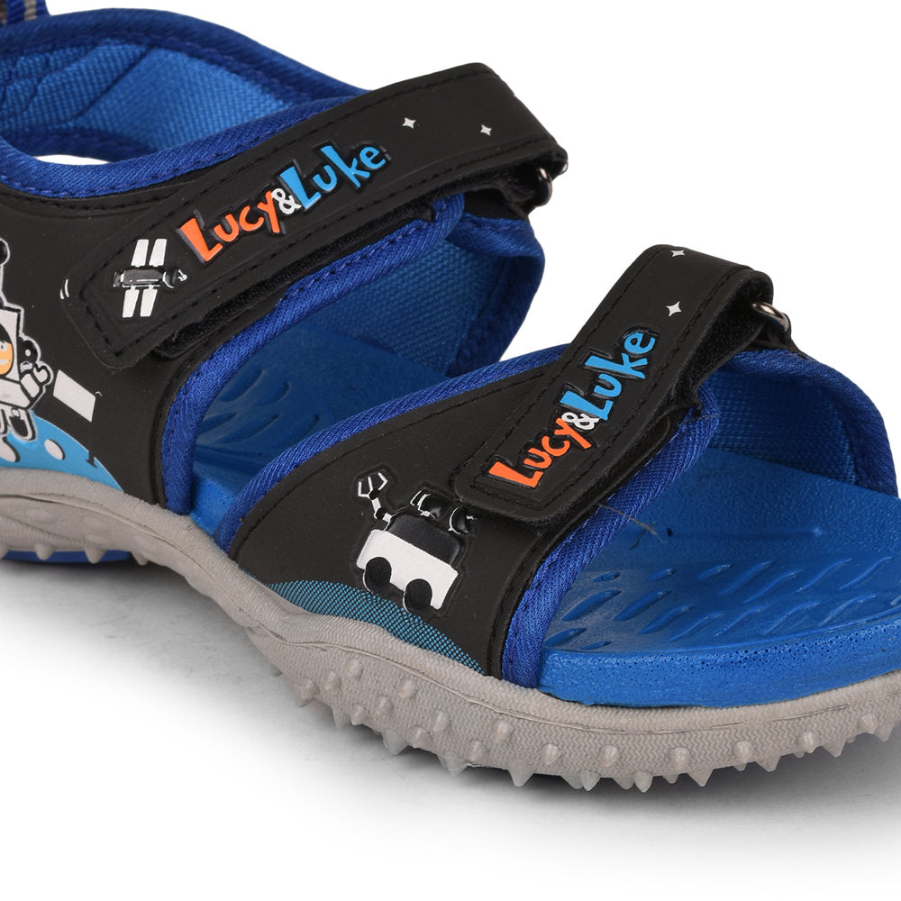 Lucy & Luke (Blue) Casual Sandal For Kids By Liberty
