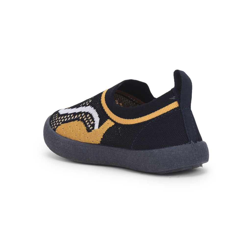Lucy & Luke (N.Blue) Casual Non Lacing Shoes For Kids 8152-1 By Liberty