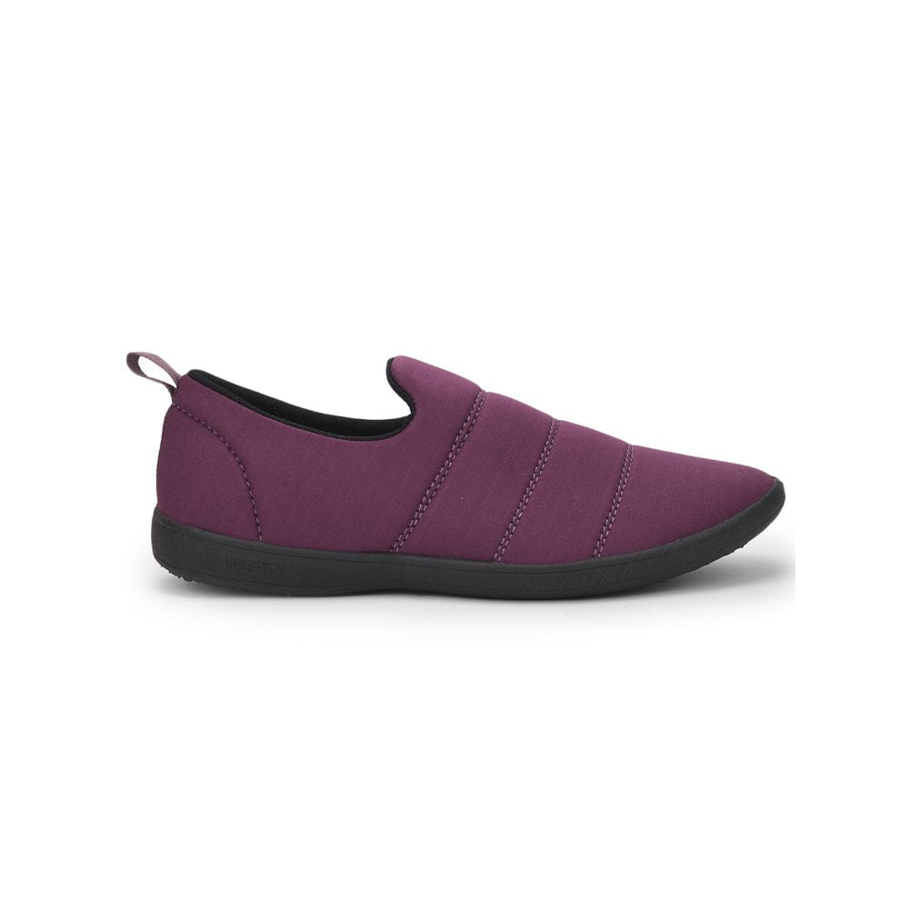 Buy Gliders (Purple) Casual Slip on Shoes For Ladies By Liberty