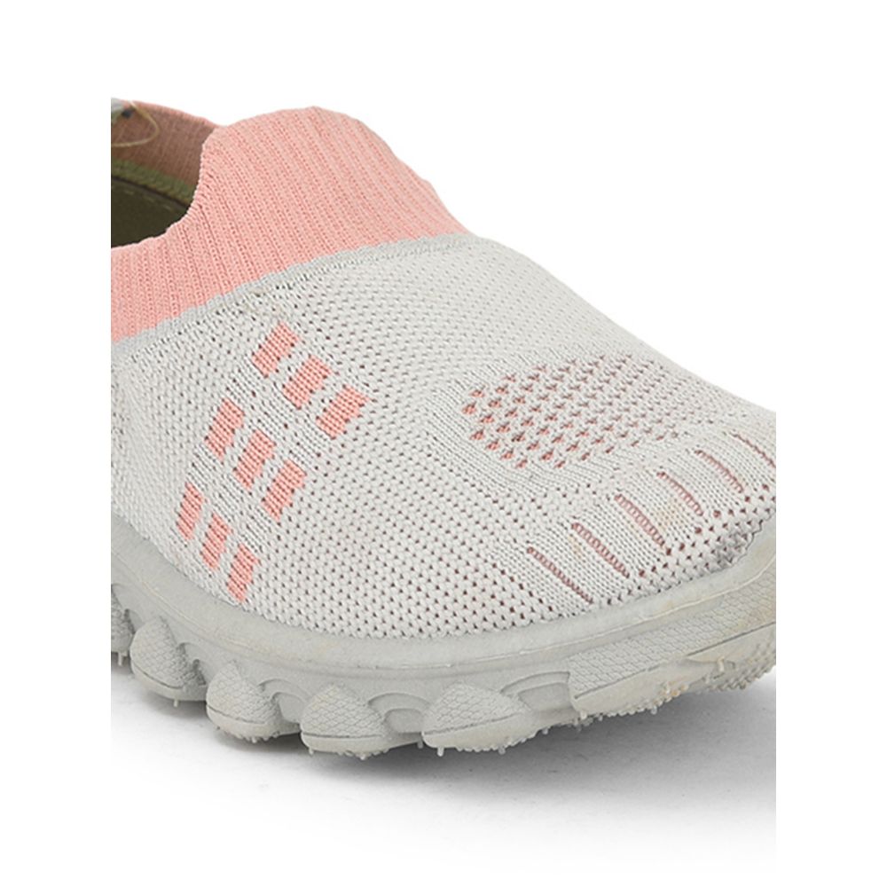 Lucy & Luke (Grey) Casual Non Lacing Shoes For Kids KDL-7 By Liberty