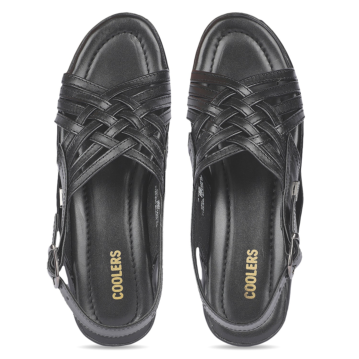 Buy Coolers Formal (Black) Sandals For Men 7123-84 By Liberty