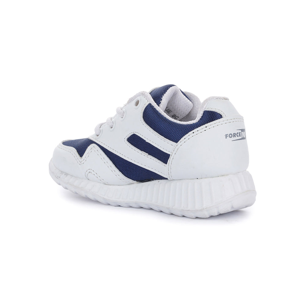 Force 1 (N.Blue) Lacing School Shoes For Kids 996-9GN By Liberty