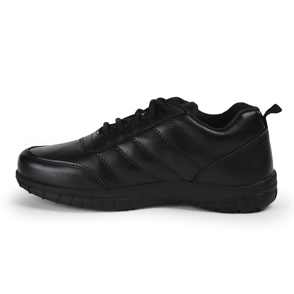 Prefect By Liberty Kids SCHOOL-PTM Black School Lacing Shoes