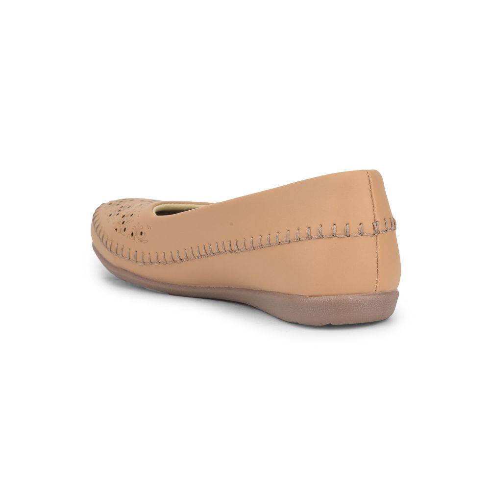 Senorita Fashion Ballerina For Ladies (Tan) LPM-122 By Liberty