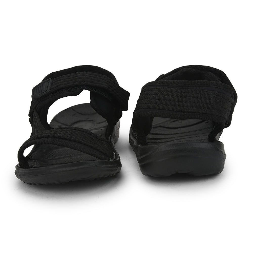 Gliders (Black) Casual Sandals For Men FIGHTER-N By Liberty