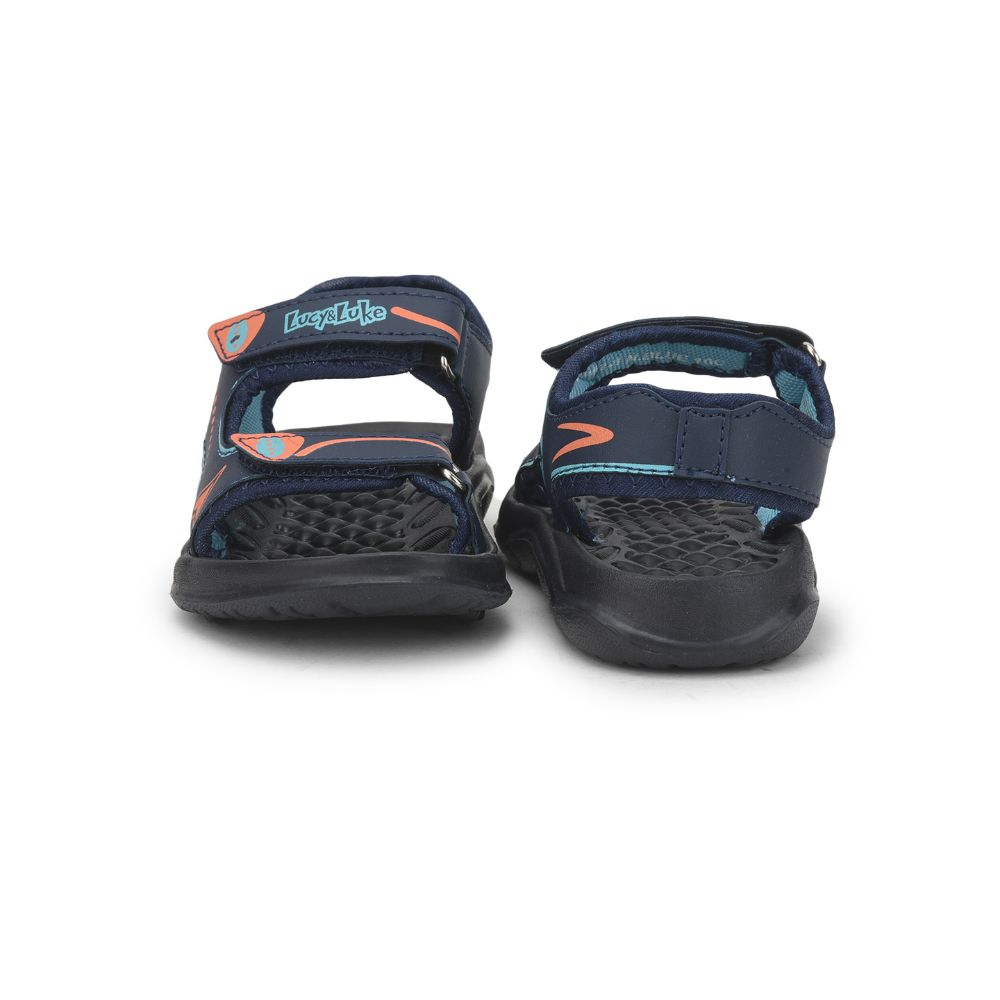 Lucy & Luke (Blue) Casual Sandal For Kids 9951-1 By Liberty