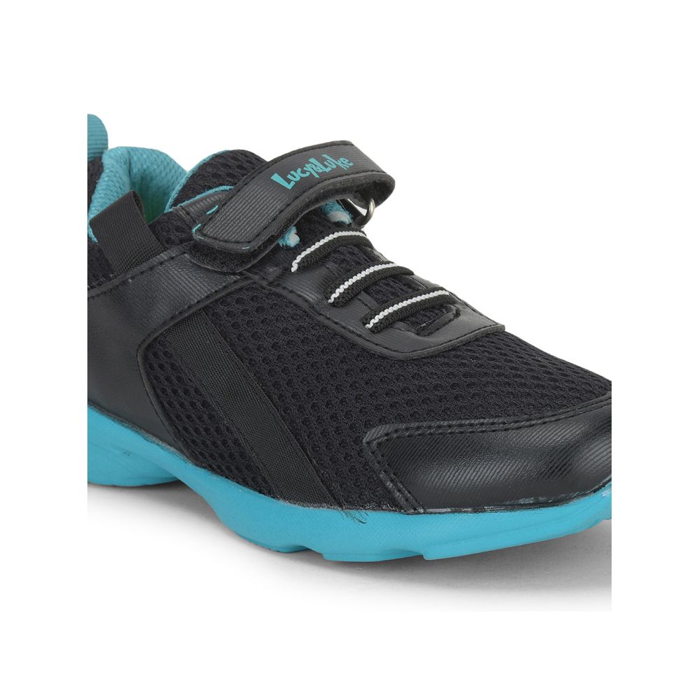 Lucy & Luke (Blue) Casual Non Lacing Shoes For Kids KSN-32 By Liberty