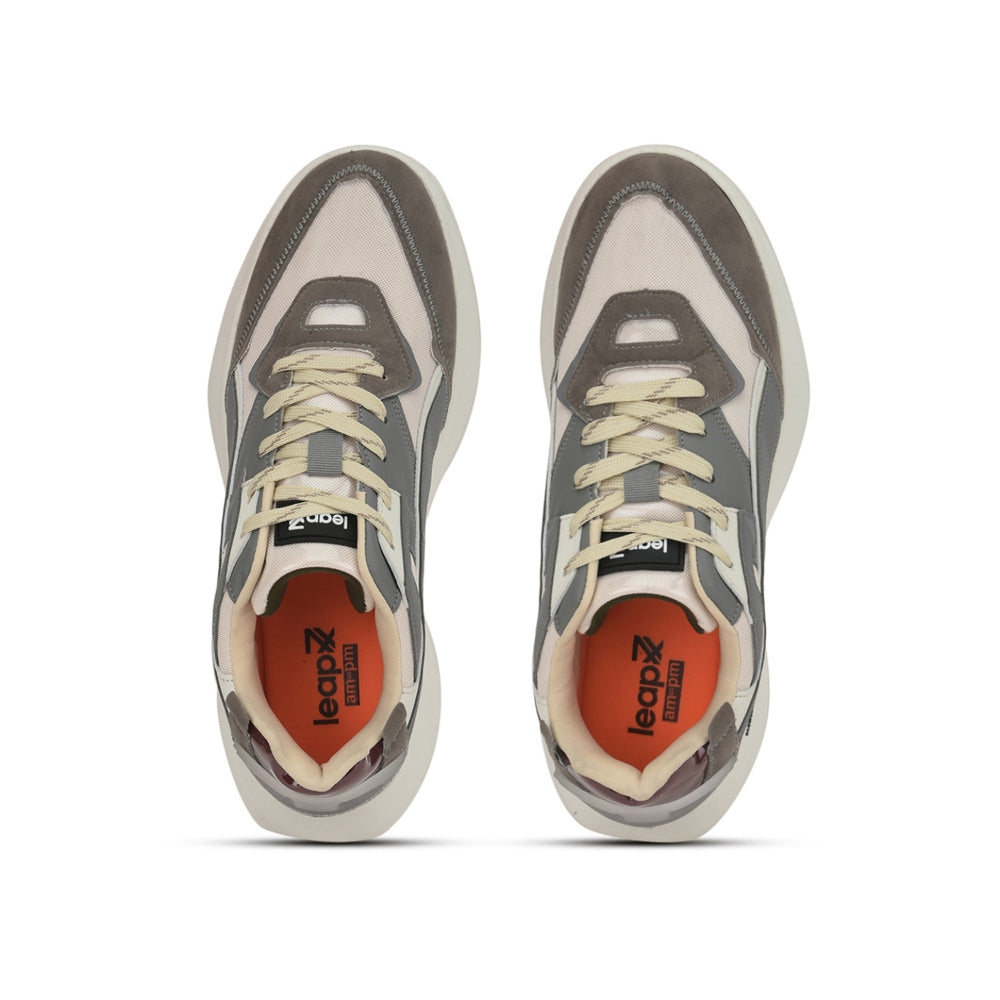 Leap7x Lacing Cream Casual Shoes For Men MENTOR By Liberty