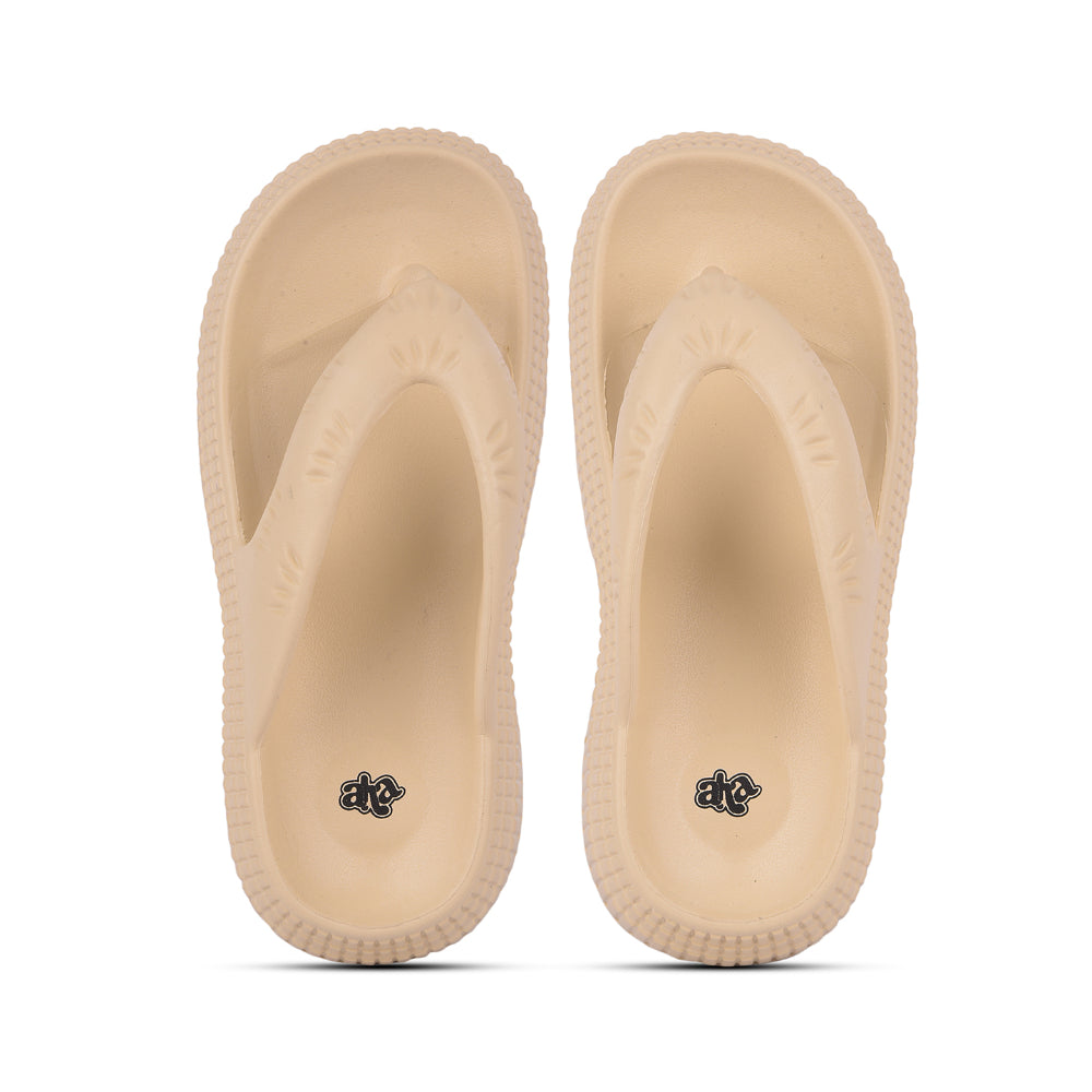 A-HA Casual Beige Flip Flop For Women ZQ-SH-11 By Liberty