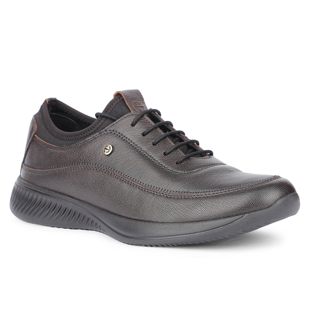 Healers Casual Brown Lacing Shoes For Men A576-07 By Liberty