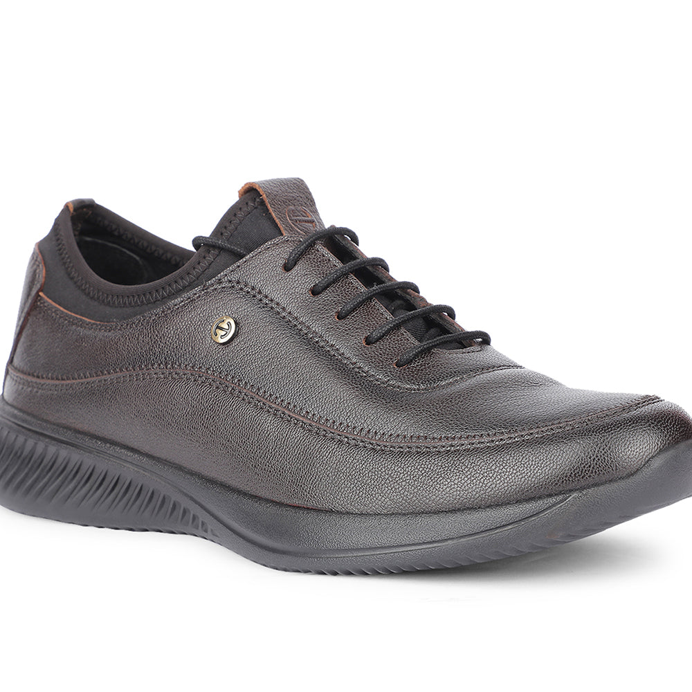 Healers Casual Brown Lacing Shoes For Men A576-07 By Liberty