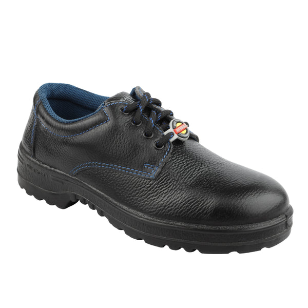 Warrior Black Industrial Safety Shoes for Men 98-01 By Liberty