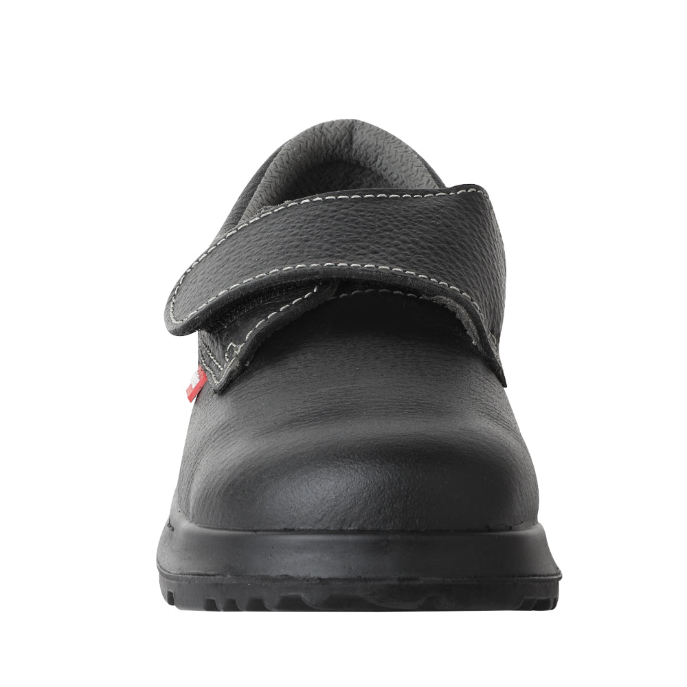 Warrior By Liberty Genuine Leather Fighter-Women Safety Shoes for Women Industrial, Lightweight Shoe with Steel Toe - Black
