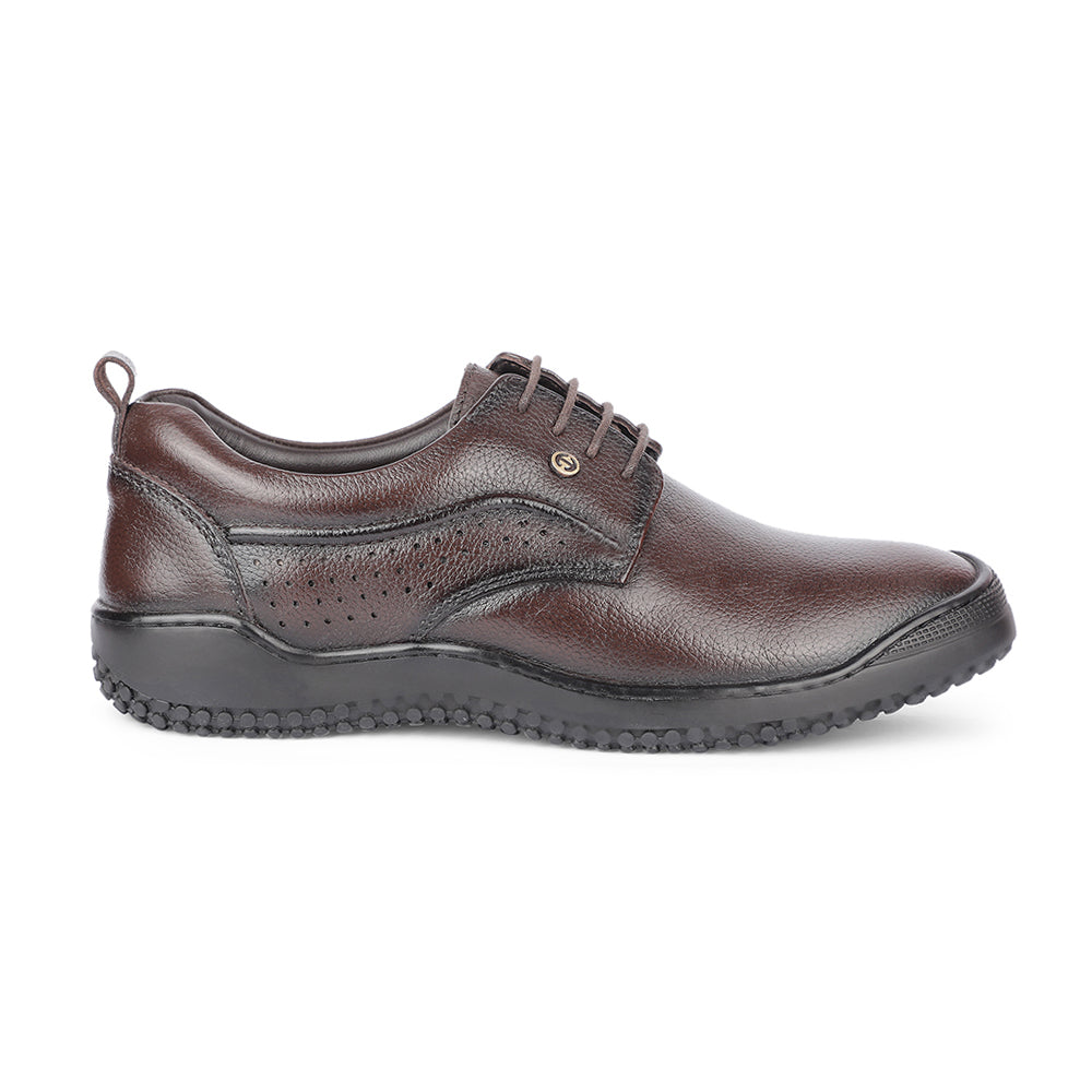 Buy Healers Casual Brown Lacing Shoes For Men B049-01 By Liberty