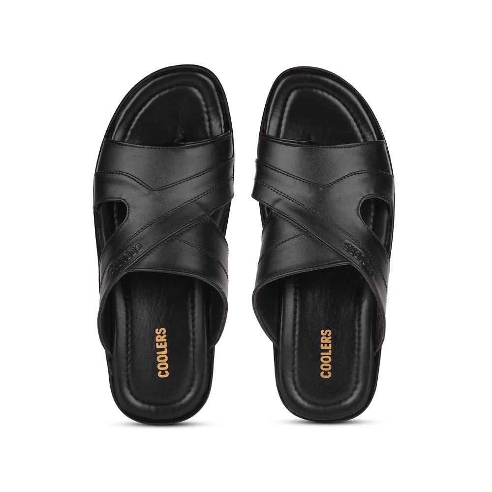 Coolers By Liberty COOL99-91 Casual Slippers For Men - Black