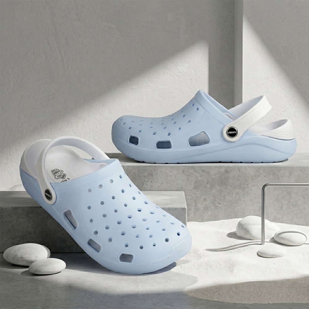 Buy A-Ha Streetvibe Sky Blue Casual Clogs For Women
