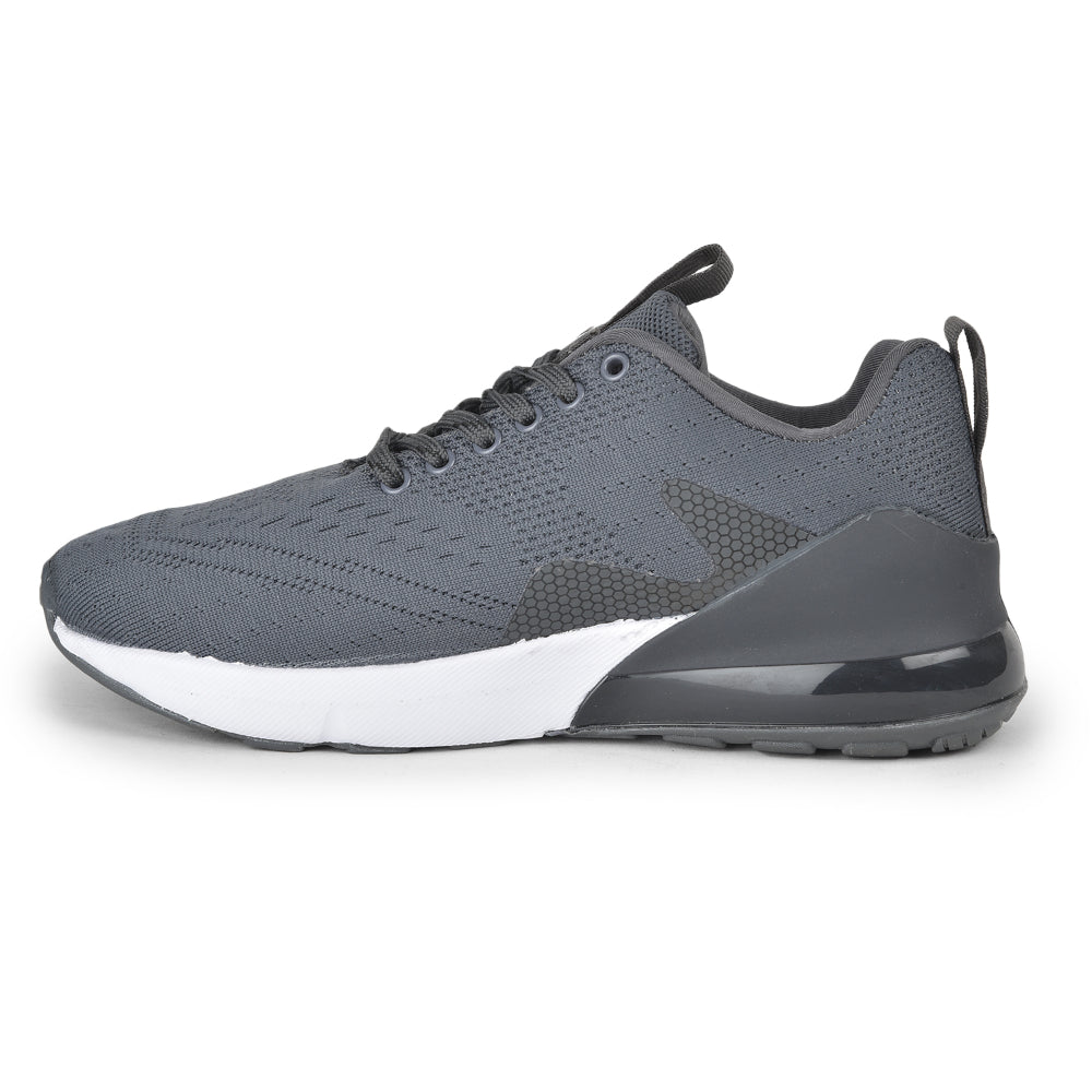 Leap7x Lacing Sports Shoes For Men (Grey) REVOLT By Liberty