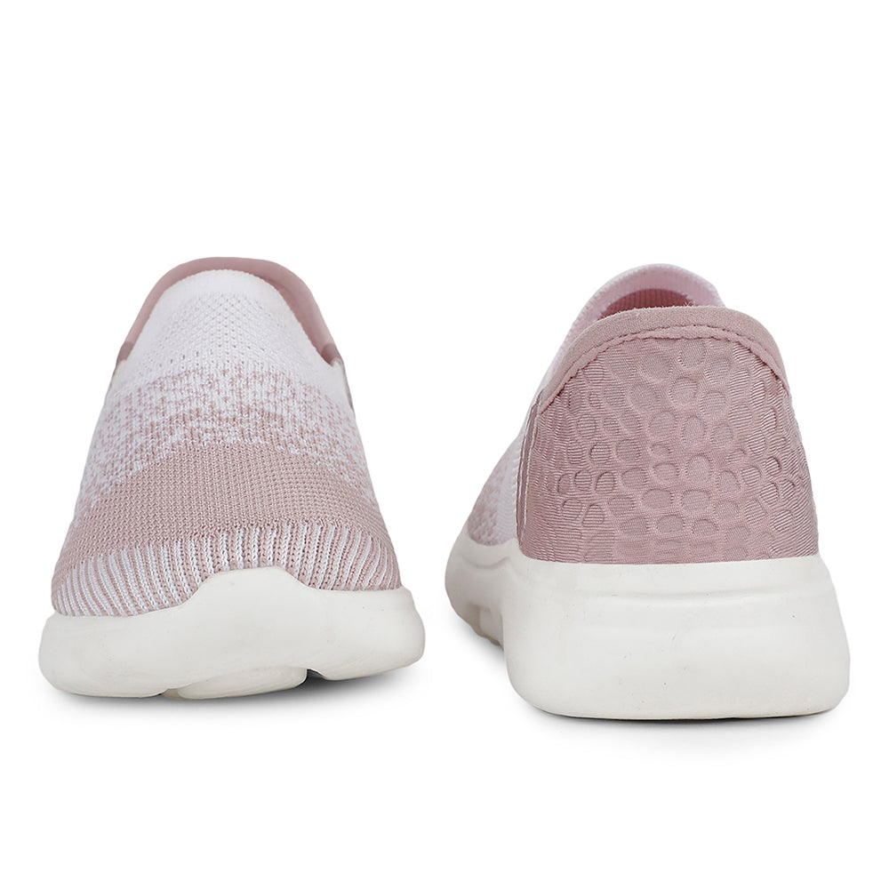 Leap7x Casual Peach Non Lacing Shoes For Kids EAZYGO-1N By Liberty