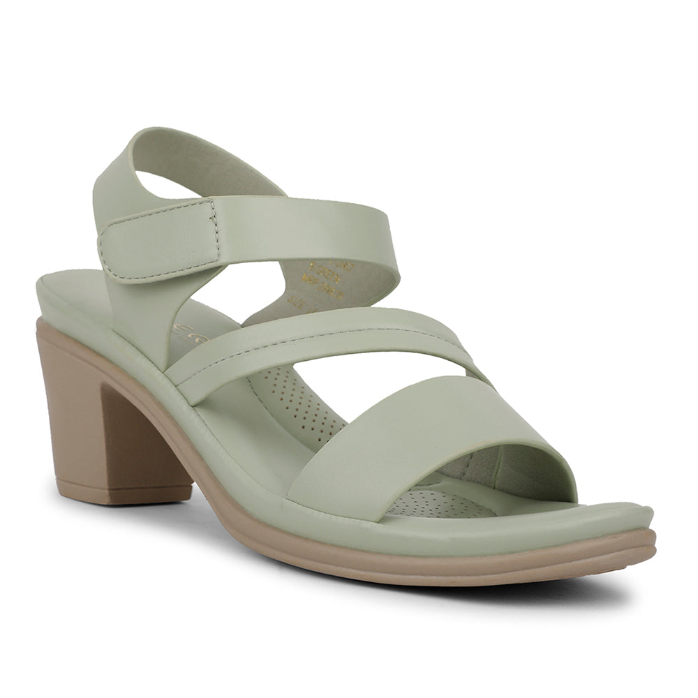 Healers Casual S. Green Sandal For Women ZQ-AL-SN7 By Liberty