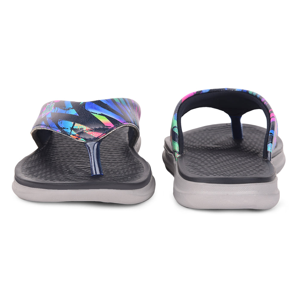 Buy AHA Navy Blue Flip Flops For Women KIARA-6 By Liberty