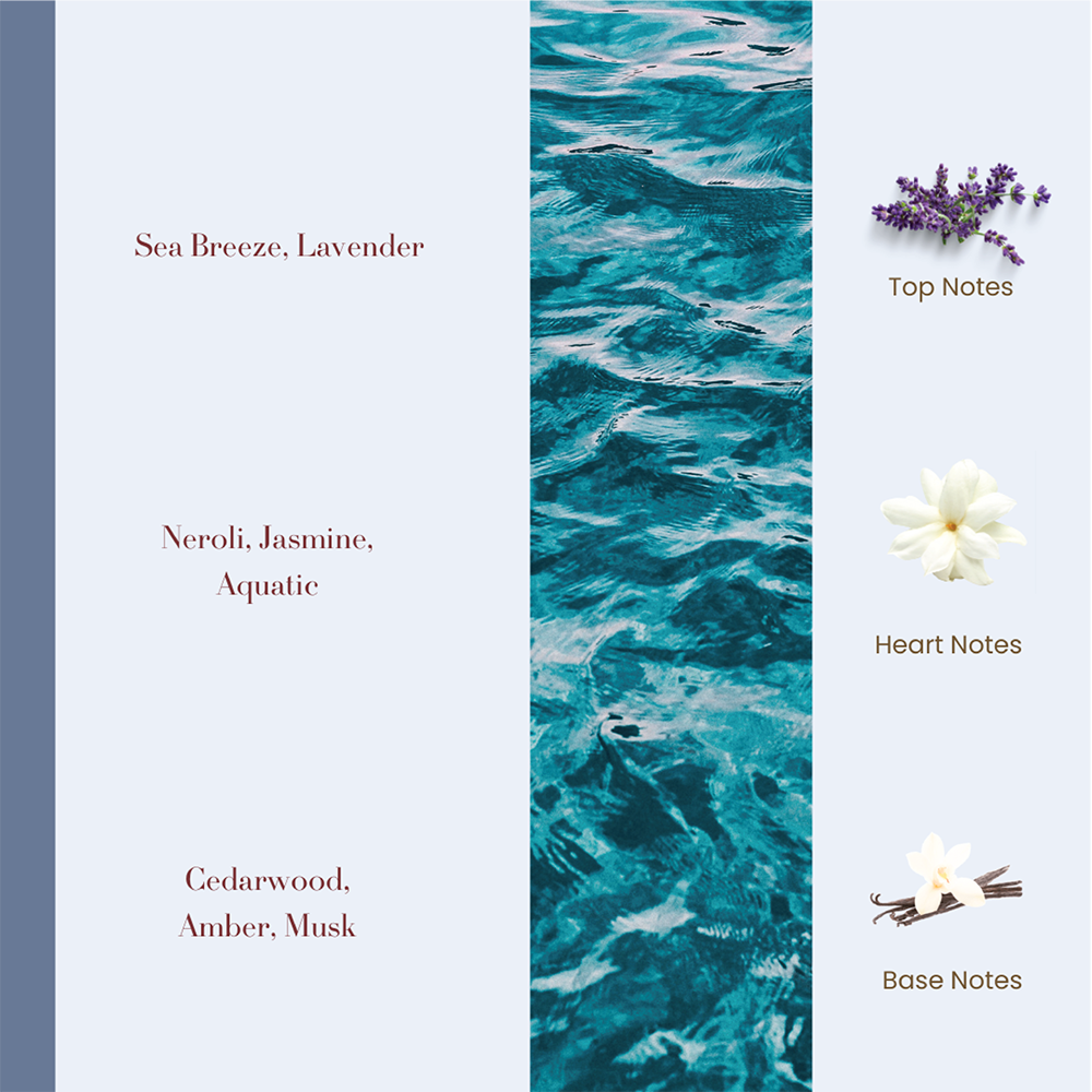 Liberty Luxury Marine Perfume for Men Eau De Parfum (EDP), Crafted in France, Long Lasting Smell, Fresh Aquatic