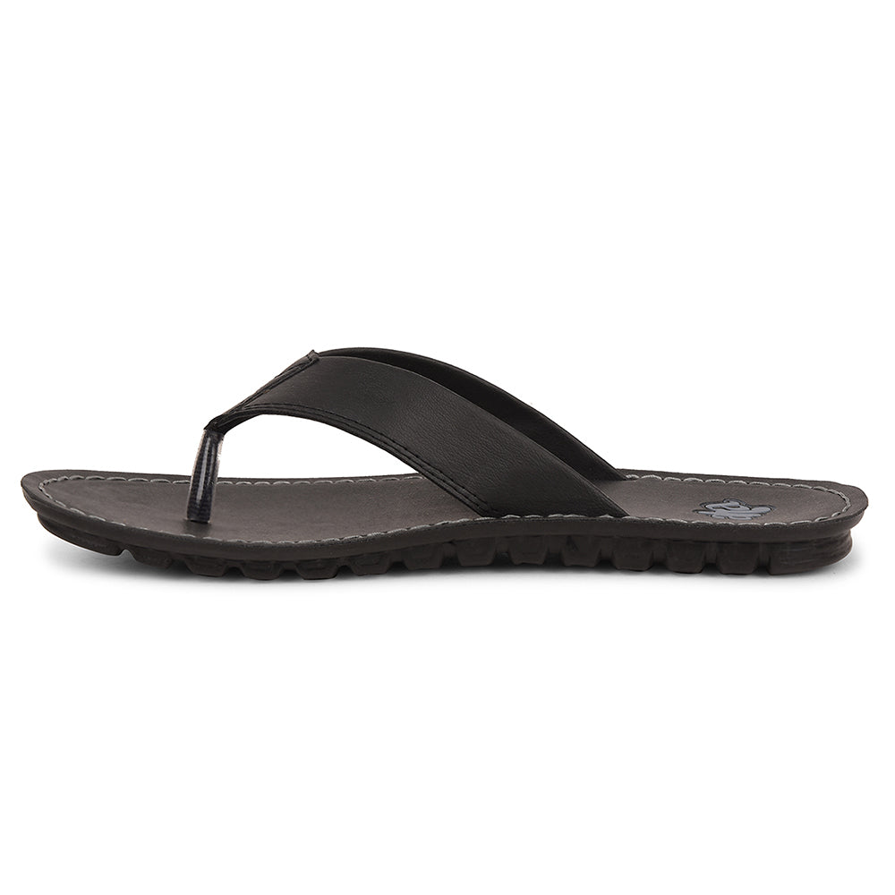 A-HA Black Casual Slipper For Men 2137-51 By Liberty