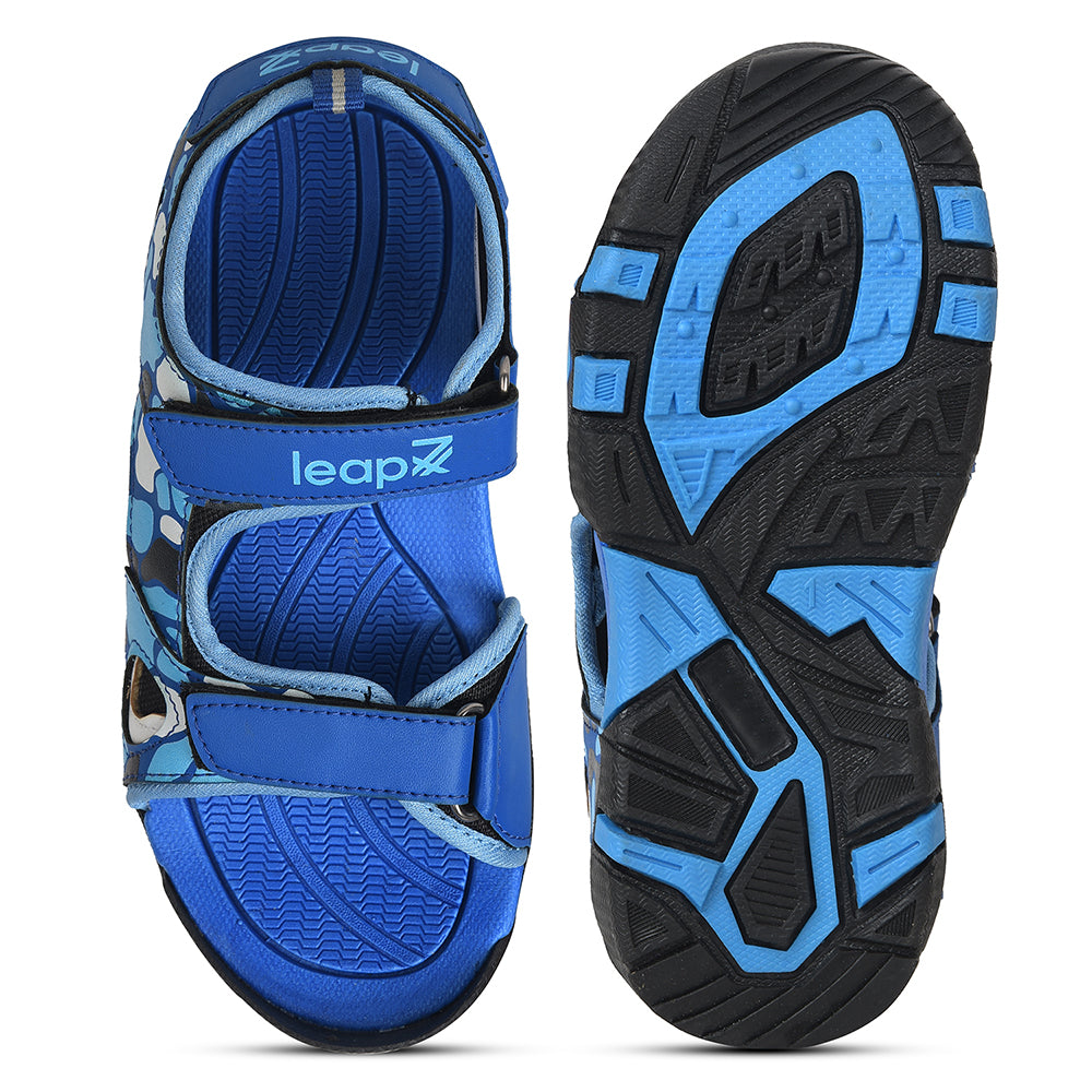 Leap7x Royal Blue Casual Sandal For Kids ADMIN 