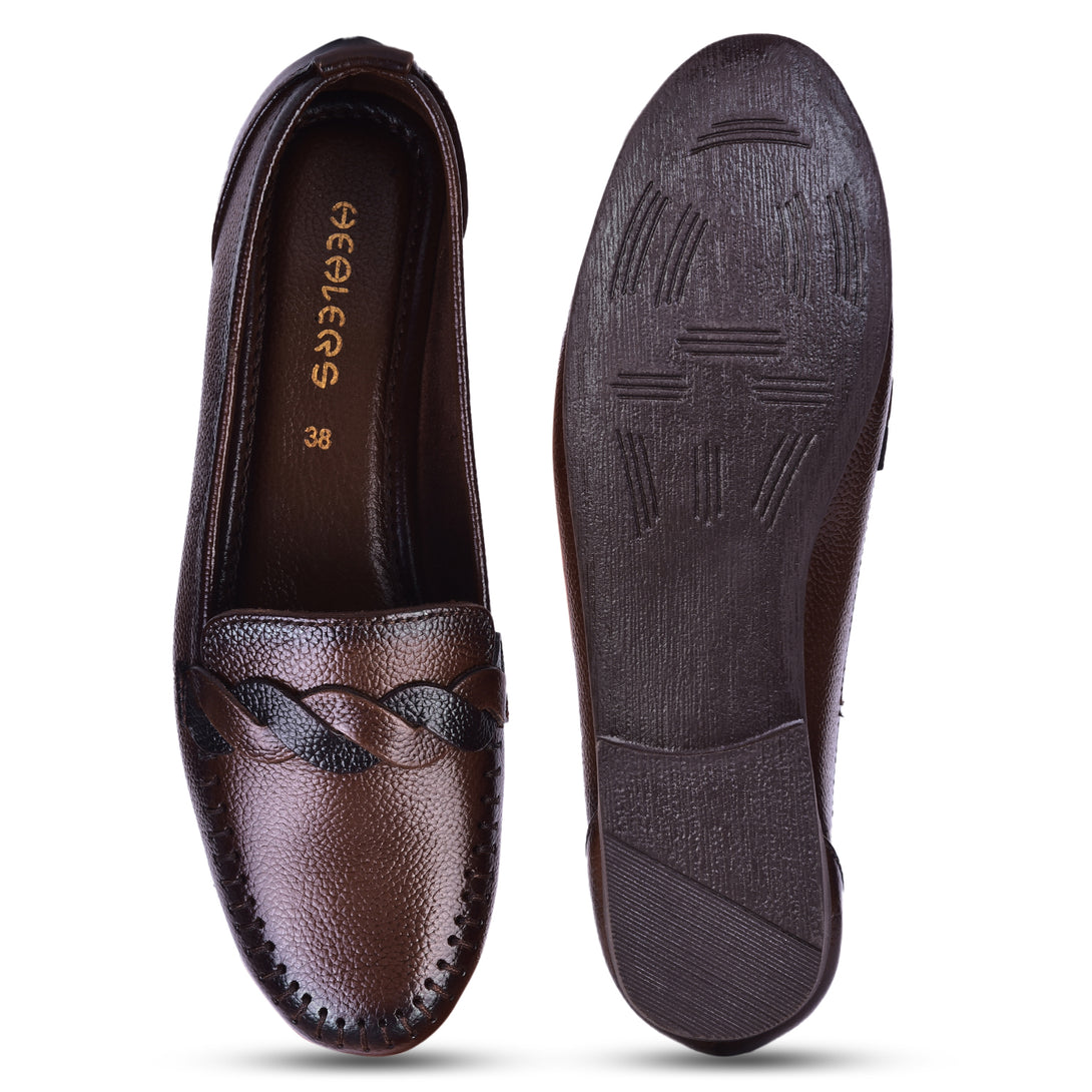 Healers Formal Tan Ballerina For Women T84-3 By Liberty