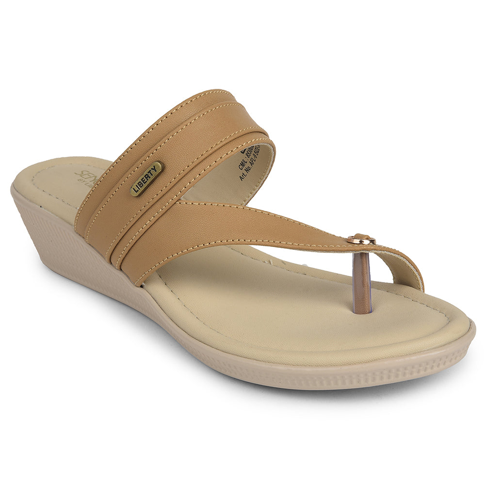 Senorita Beige Casual Sandal For Women AFL-9 