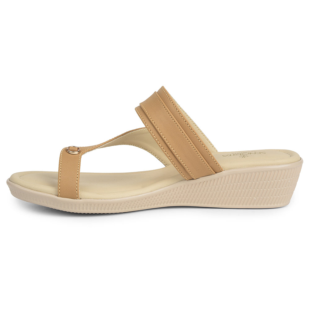 Senorita Beige Casual Sandal For Women AFL-9 