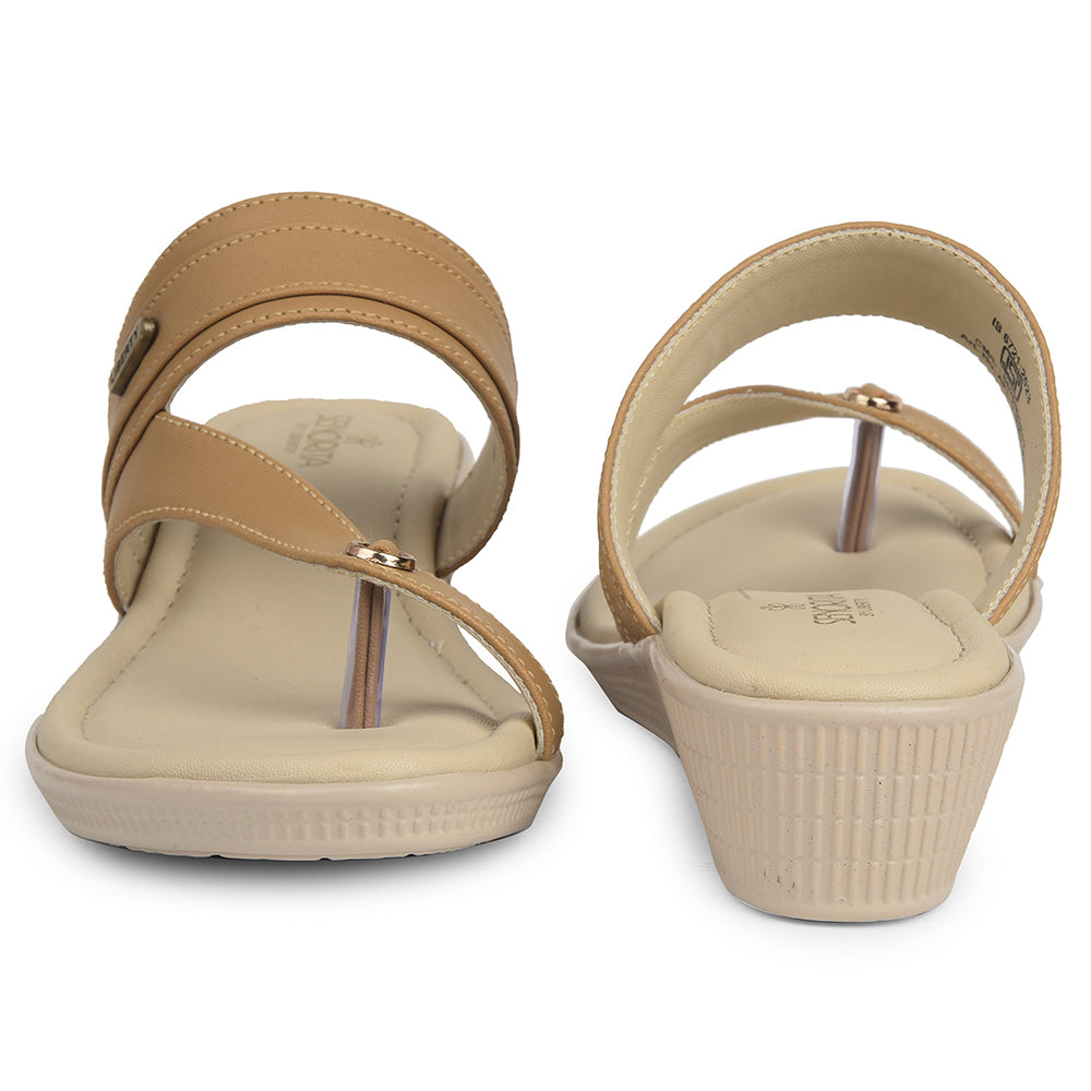 Senorita Beige Casual Sandal For Women AFL-9 