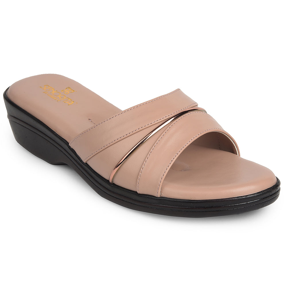 Senorita Peach Casual Sandal For Women LNF-3 