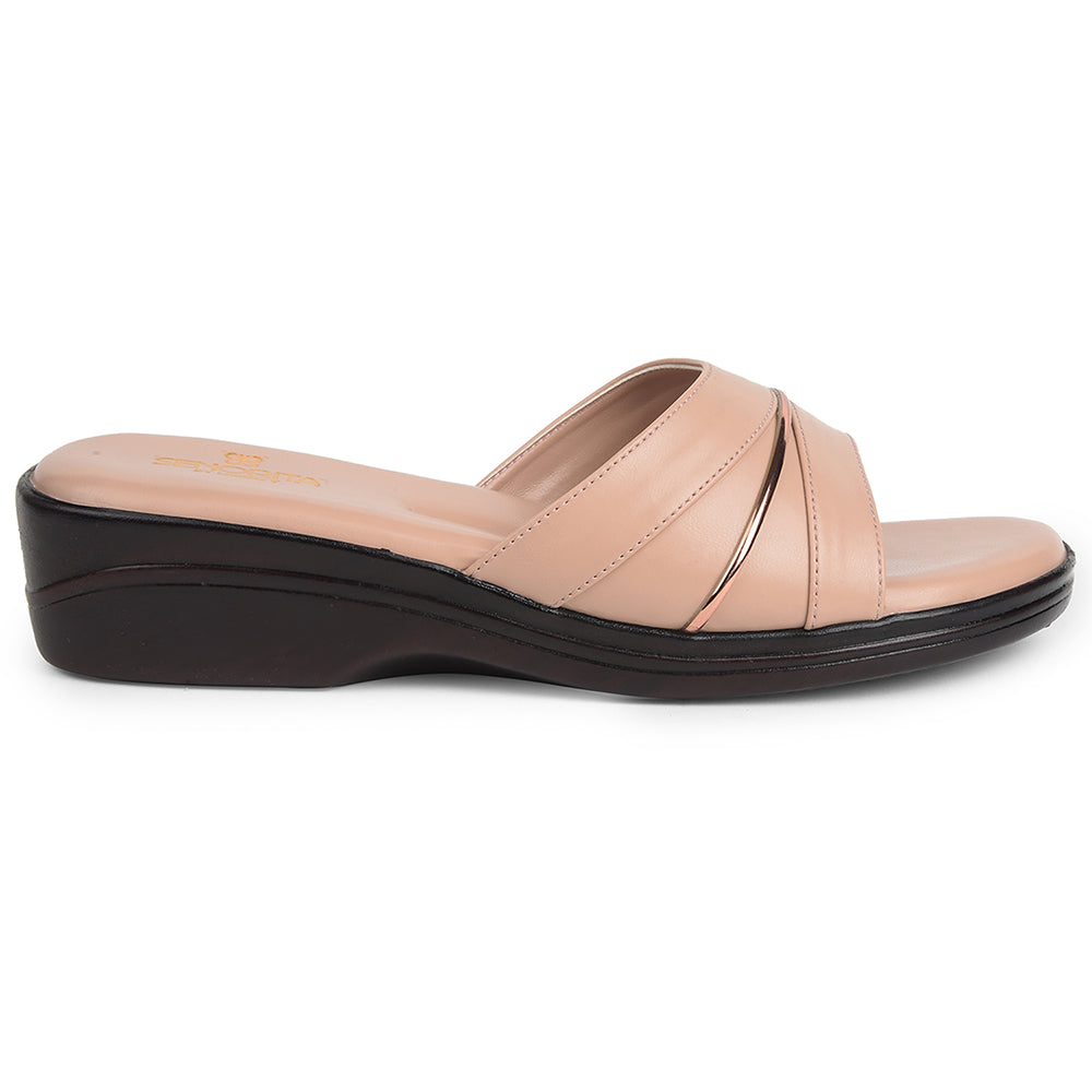Senorita Peach Casual Sandal For Women LNF-3 