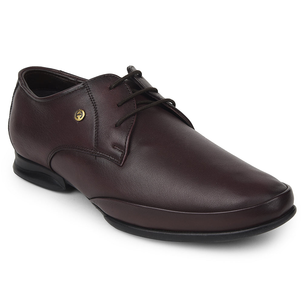 Healers Brown Formal Lacing Derby Shoes For Mens J757-02 