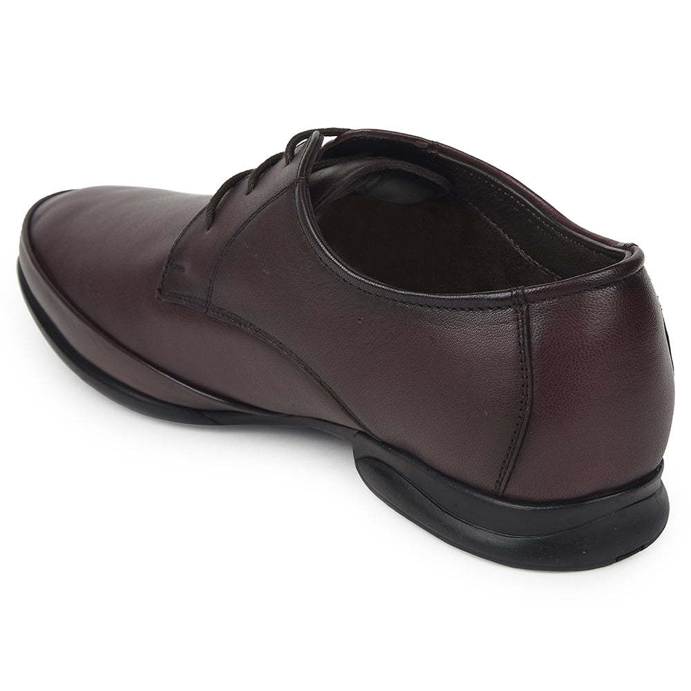 Healers Brown Formal Lacing Derby Shoes For Mens J757-02 