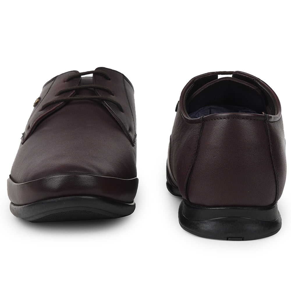 Healers Brown Formal Lacing Derby Shoes For Mens J757-02 