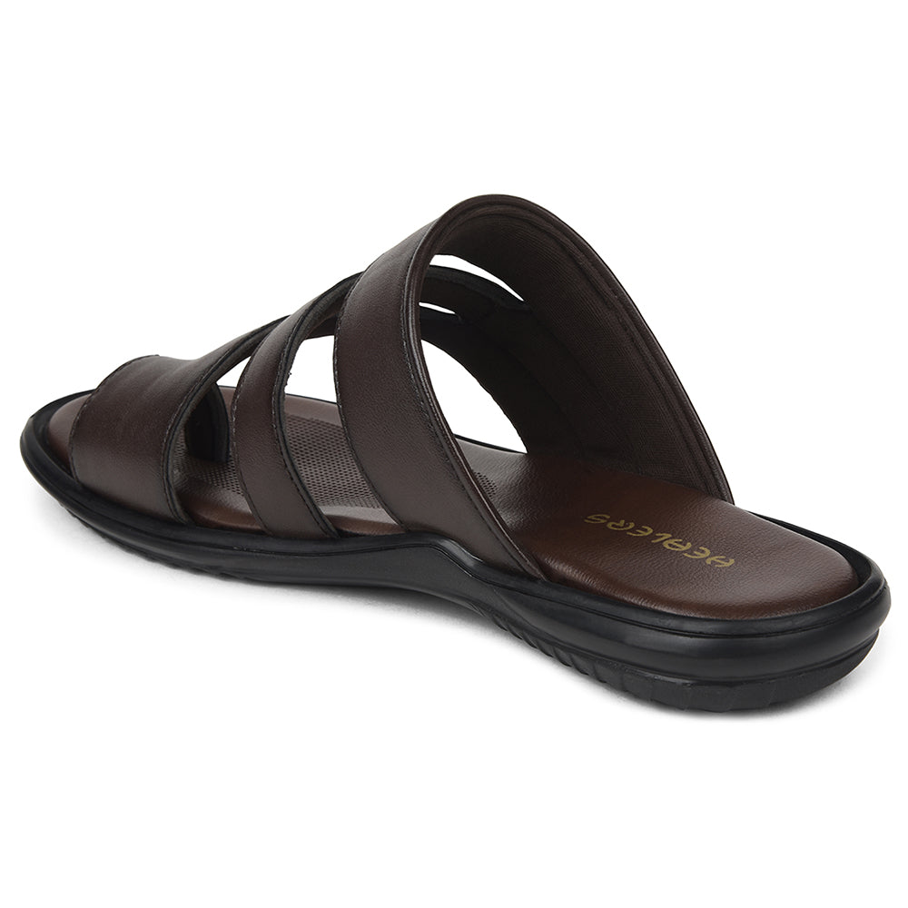 Healers Brown Casual Slipper For Mens AOL-12 