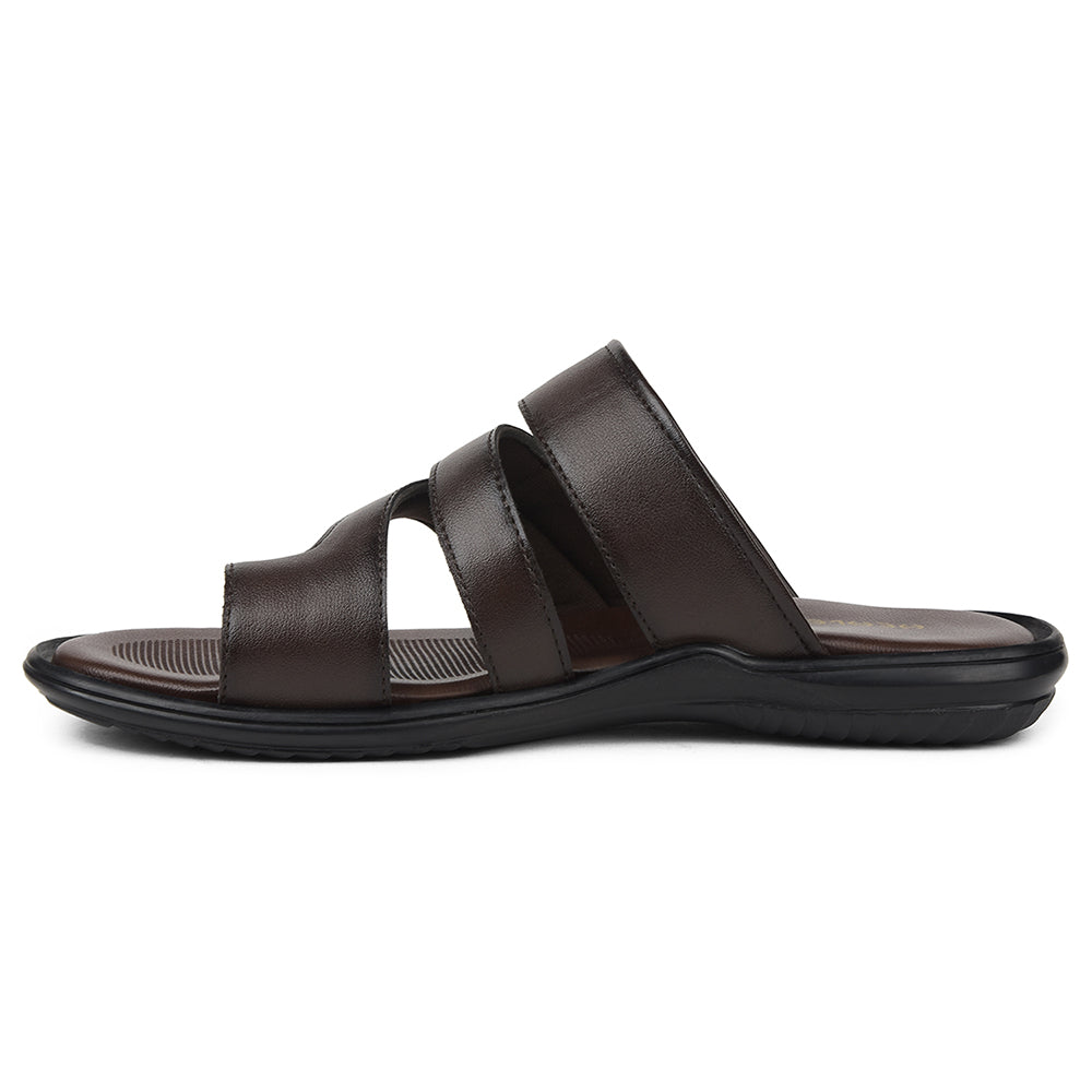 Healers Brown Casual Slipper For Mens AOL-12 