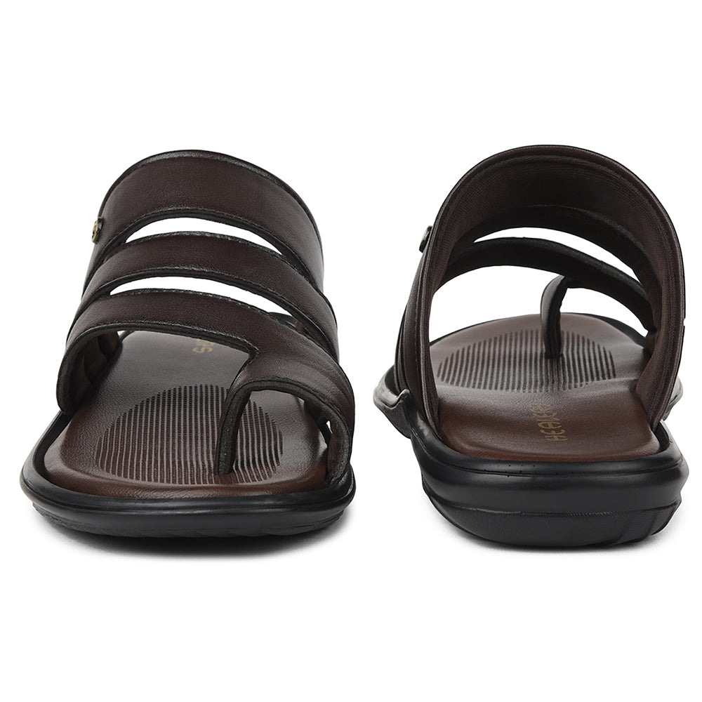 Healers Brown Casual Slipper For Mens AOL-12 