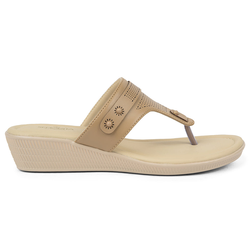 Senorita Beige Casual Sandal For Women AFL-3 