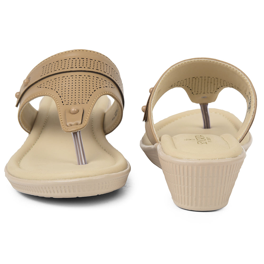 Senorita Beige Casual Sandal For Women AFL-3 