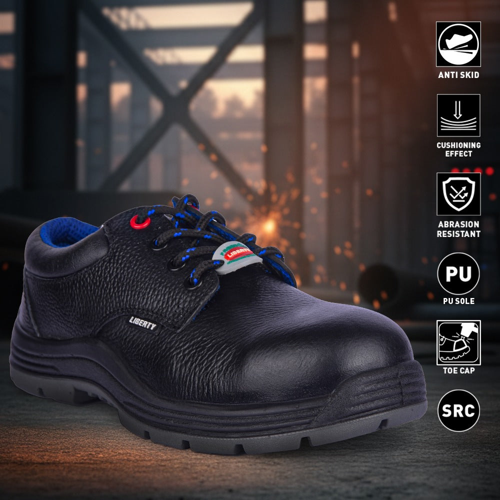 Buy Freedom By Liberty Mens SURKSHA2SJ Black Safety Lacing Shoes
