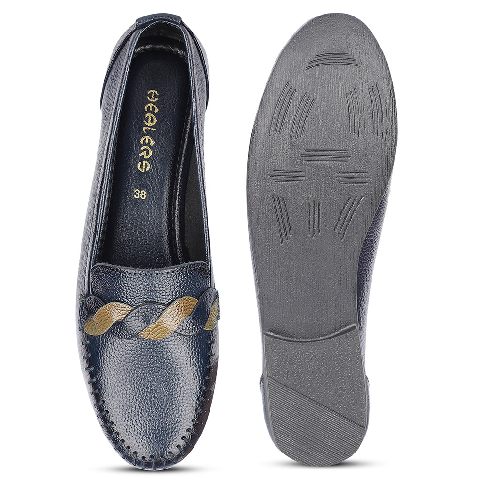 Healers Formal Navy Blue Ballerina For Women T84-3 By Liberty