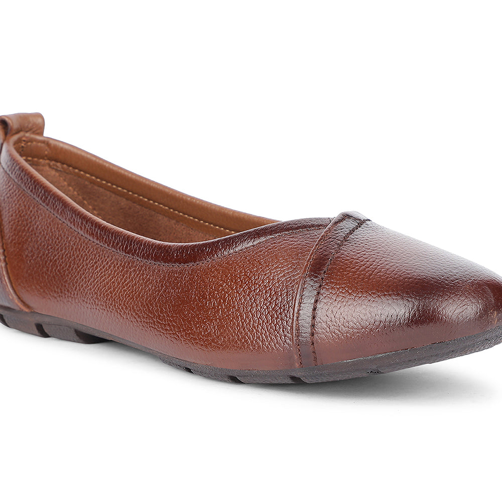 Healers Formal Brown Ballerina For Women T84-4 By Liberty