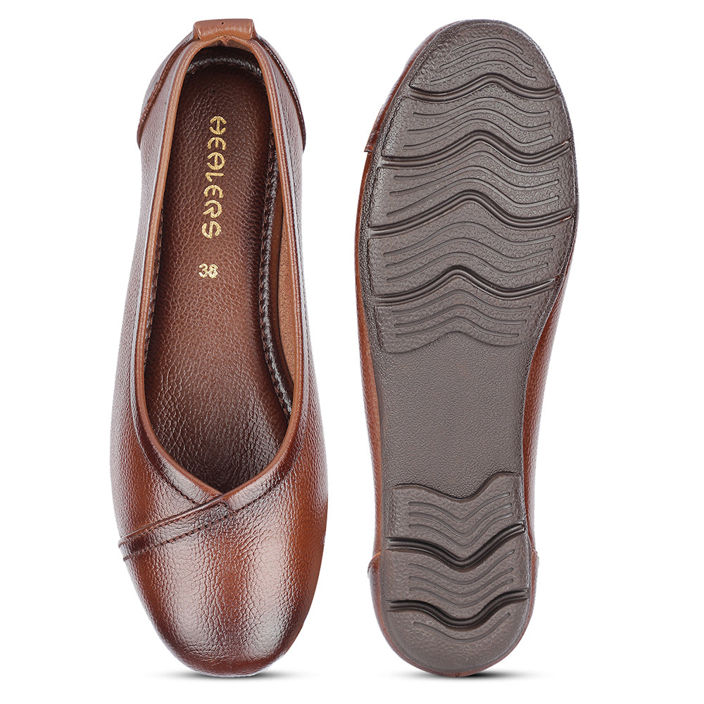 Healers Formal Brown Ballerina For Women T84-4 By Liberty