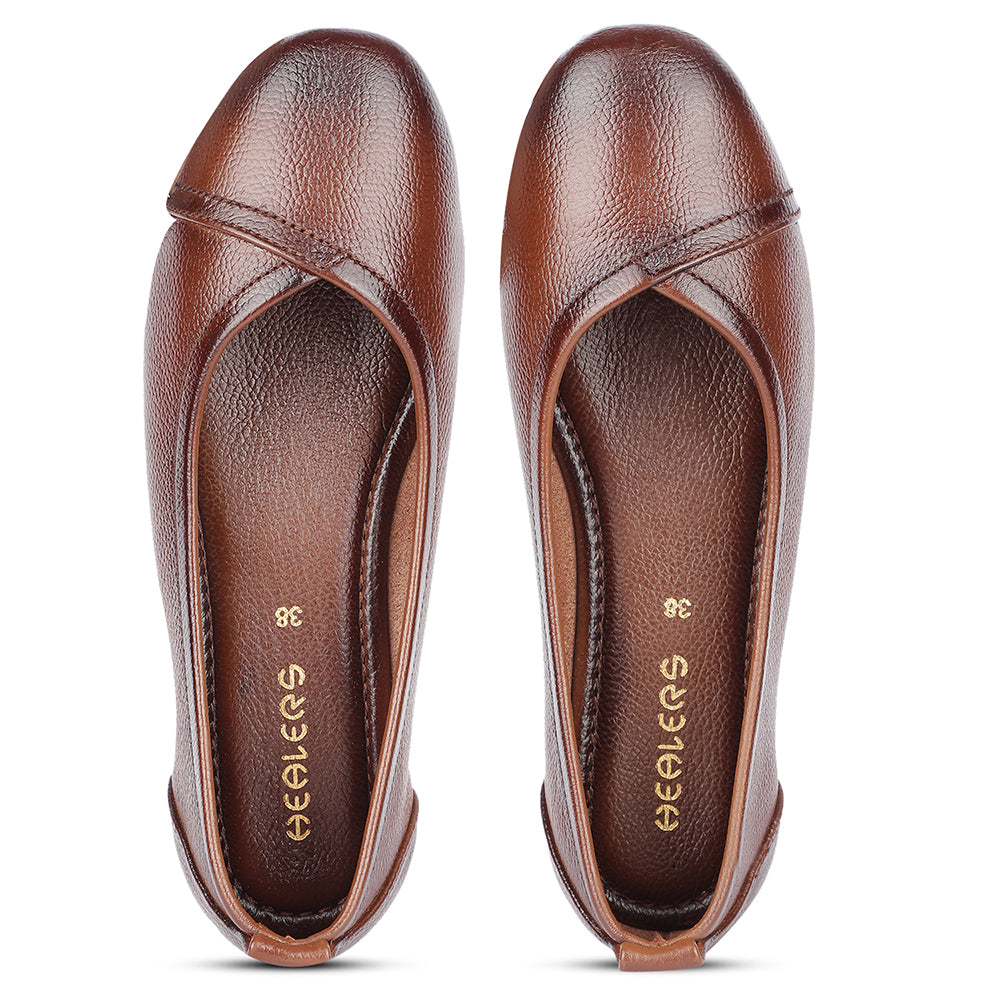 Healers Formal Brown Ballerina For Women T84-4 By Liberty