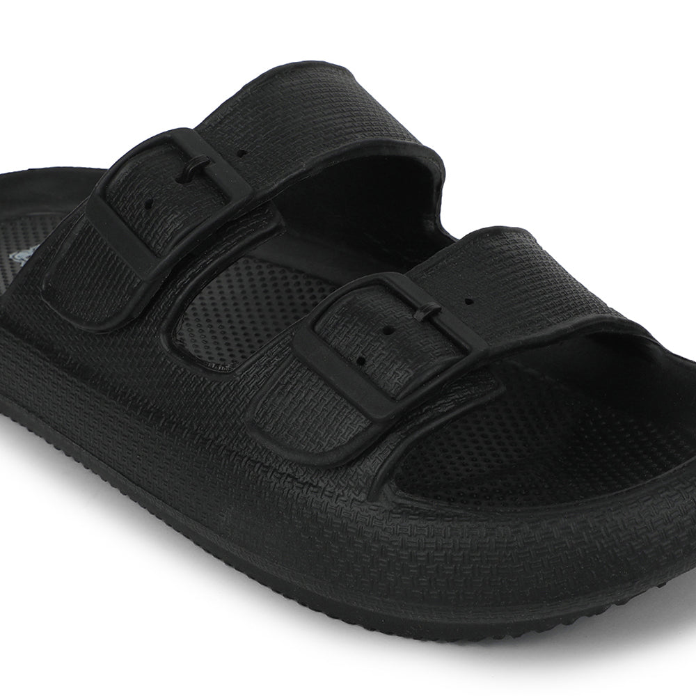 A-HA Black Casual Sandal For Men GMF-07E By Liberty