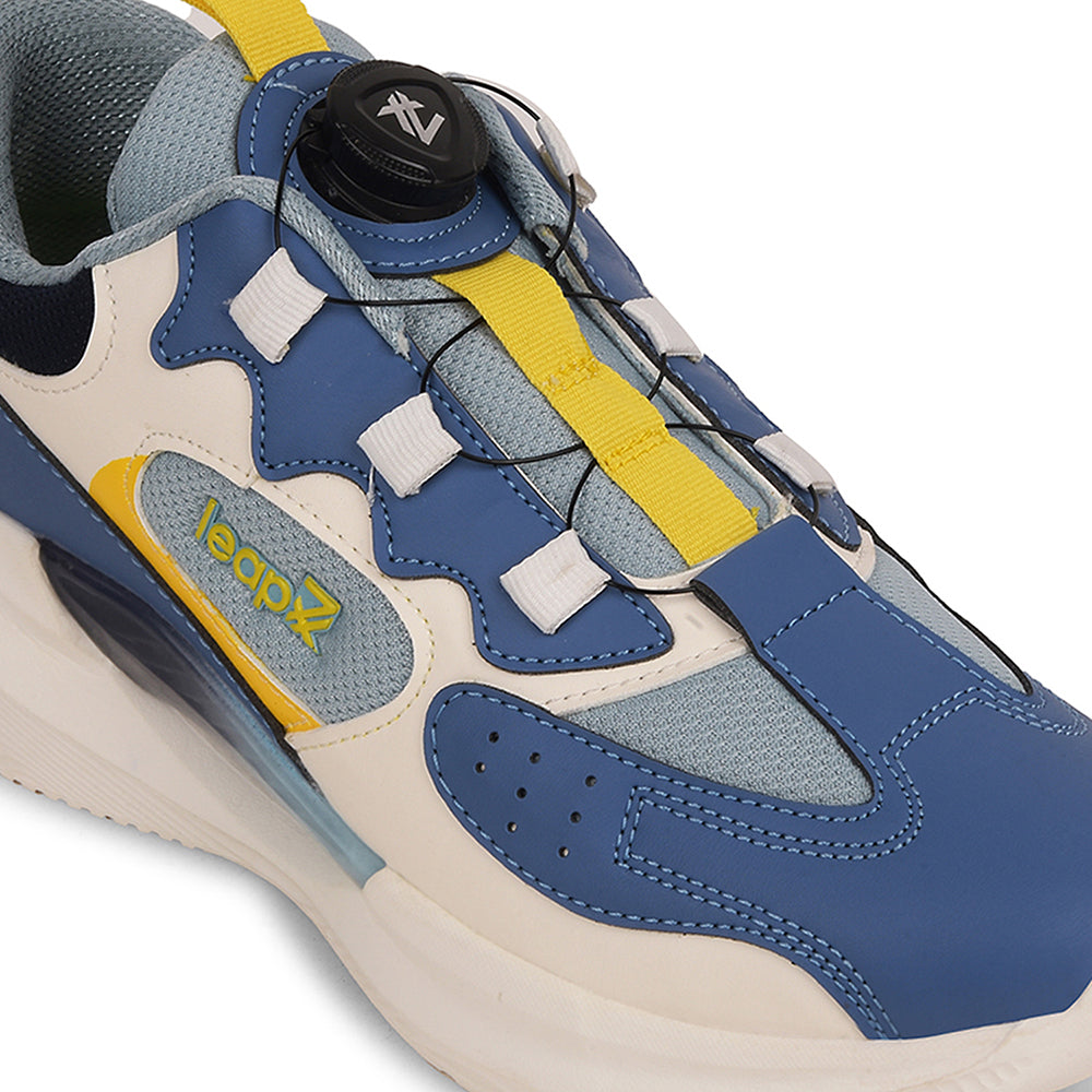 Buy Leap7x Blue Non Lacing Running Shoes For Kids GAMEON-1